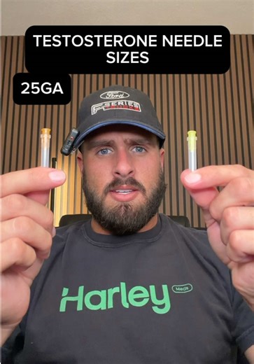 TRT needle sizes | straight needle