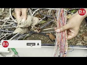 50 Pair Cable Installation in Krone Box | टेलीफोन केबल इंस्टॉलेशन विवरण (हिंदी में)