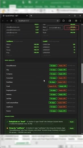 Stress Testing With 5 Million Rows | QuickCSVTool