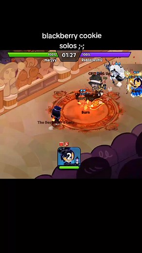 Blackberry Cookie Solo Performance in Cookie Run Kingdom