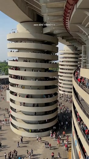 Architecture & Design | The Stadio Meazza, commonly known as San Siro, is a football stadium in #Milan’s San Siro district. Its walkways are spiral shaped and the... | Instagram