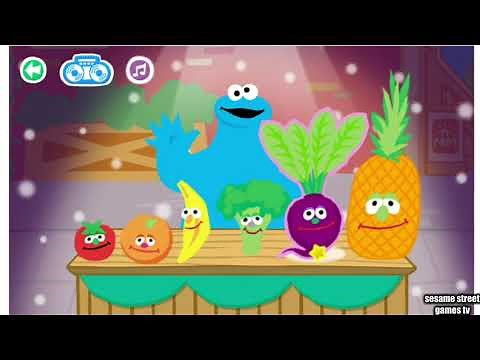 Sesame Street Cookie Monster Fruits Song Musical