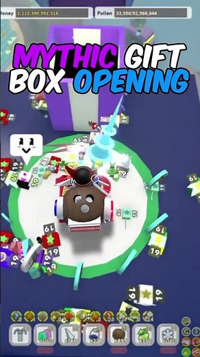 Mythic Gift Box OPENING | Bee Swarm Simulator Roblox