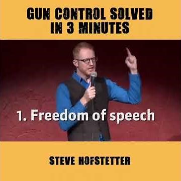 Gun Control Solved in 3 Minutes