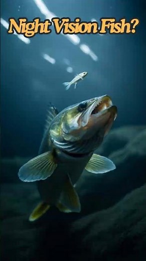 The Secret Night Vision of Walleye #fishing #walleye #zander