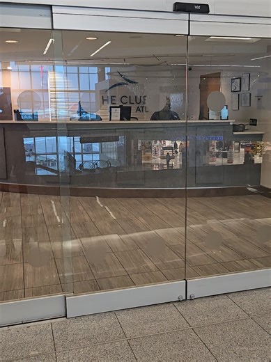 Walkthrough of the Club at ATL. The lounge that priority pass and other members can use. #atlantaairport #prioritypass #travel #traveltiktok #atlairport