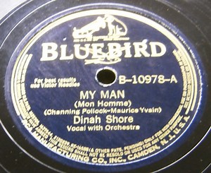 Dinah Shore - My Man (Mon Homme) / Somebody Loves Me
