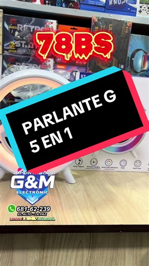 PARLANTE#G#5EN1 SOMOS DE LA CIUDAD DE LA PAZ CONTAMOS CON DOS SUCURSALES HACEMOS ENVÍOS A NIVEL NACIONAL PEDIDOS 68162239 Importadora#gym#electronic Gym#electronic
