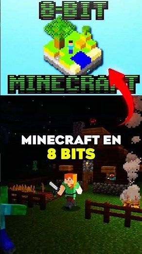 La VERSION de MINECRAFT de 8 Bits #videojuegos #gaming #curiosidades