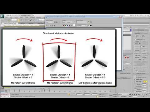 Animating a Propeller in 3ds Max - Part 2 - Adding Motion Blur