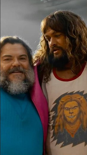 Bromance between Jack Black and Jason Momoa in A Minecraft Movie