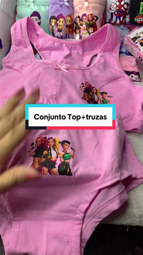 Arma tu conjunto para la temporada escolar #algodon #truzaspima #tops #ropainteriorniñas #calzon