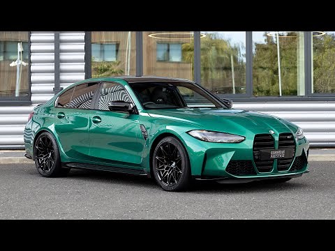 2021 BMW M3 Competition xDrive - Isle of Man Green - Walkaround (4K)