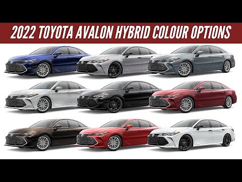 2022 Toyota Avalon Hybrid - All Color Options - Images | AUTOBICS