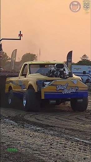 INSANE Blown Super Modified 4wd FORD SUPERDUTY Pulling Truck! Oak Harbor Ohio!