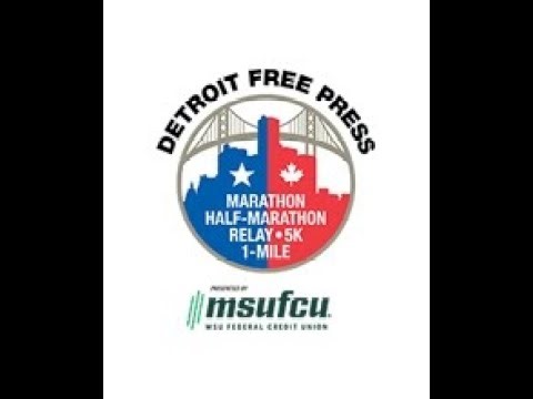 Replay: Finish line at the 2024 Detroit Free Press Marathon