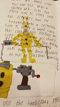 101 how to survive putting on a spring lock suit pamphlet English project ￼