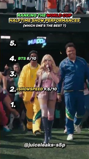 The Best World Cup Halftime Show Performances ? #shorts