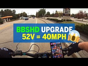 Bafang BBSHD mid-motor eBike upgrade 52V hits 40mph!!!