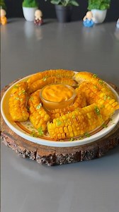 Crispy Sweetcorn Ribs Recipe #shorts #sweetcorn #recipe #crispy