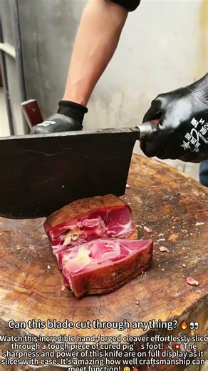 Master Blade Cuts Through Tough Meat! 🔪💥