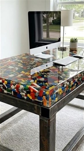 At first glance, it looks like just a clear desk…But take a closer look 👀