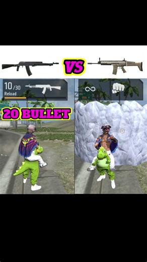 AN94 vs SCAR kaun hai best gun🔫😱 in free fire #freefire #viral #trending