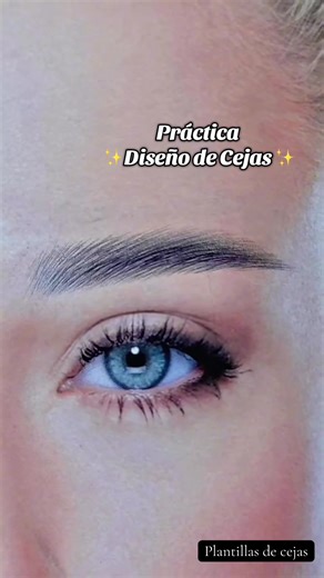 Diseño de cejas utilizando plantillas de práctica ✅✨ #cejas #plantillasdecejas #cejasperfectas #browsperfect #tutorialcejas
