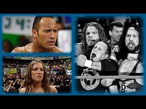 The McMahon-Helmsley Regime brutally attacks referee Earl Hebner: SmackDown!, May 04, 2000