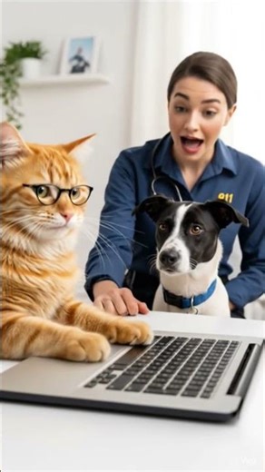 Dog Calls 911 Over WiFi Password 😂 #shorts#comedy #comedyshorts #usavibecentral #funny #memes