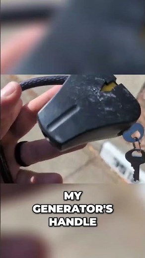 Master Lock Python Cable - 6ft Adjustable Steel Lock for RV Generator?