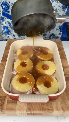 Baked Pineapple Chicken Teriyaki Thighs | Drew Cooks