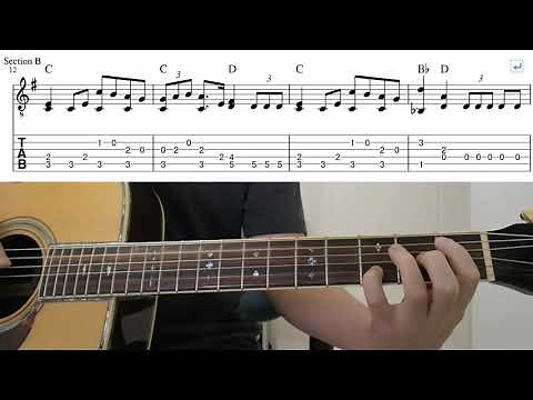 Star Wars Theme - Easy Fingerstyle Guitar Playthrough Tutorial Lesson With Tabs
