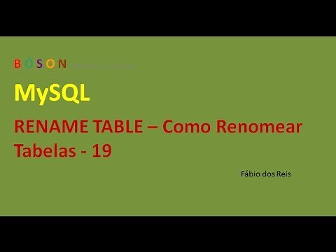 MySQL - Rename tables with RENAME TABLE - 19