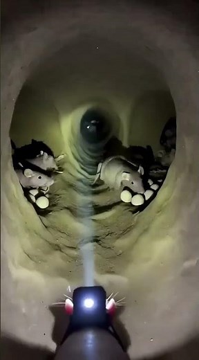 Naked Mole Rat POV | Inside the Underground Colony 🦂 #shorts #wildlife #pov