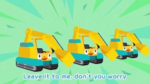 Pororo's Car Songs - Season 2 - Ep 01 - Let’s Dig, Excavator