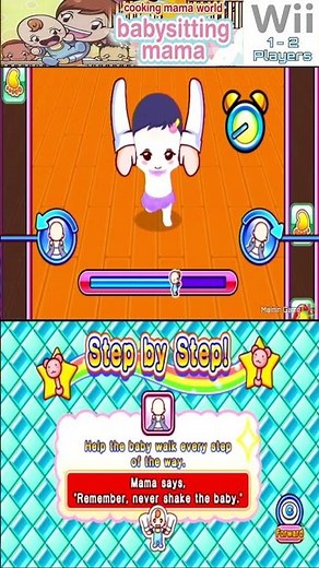 step by step - Babysitting Mama - mainin game