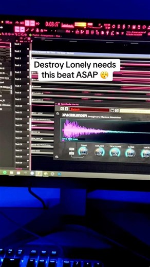 pink theme #shorts #destroylonely #trapbeats #flstudio #producer #ambient