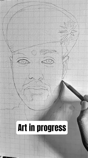 Art in Progress: Making of a Masterpiece ✍️"Watch me Draw! 🎨 #ArtLife #sketchings #sketchartist