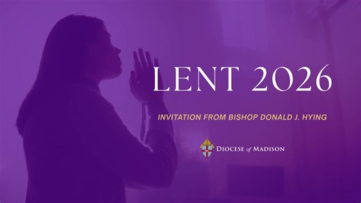 A Moment with the Bishop: Conquered by Christ Lenten Program Bishop Hying invites you to join him this Lent for Conquered by Christ, a five-part study inspired by the Sunday Gospel readings during the season of Lent. Each week we will reflect on all that Jesus has conquered - Satan, sin, division, sickness, and death - leading up to Easter and Christ's ultimate victory on the Cross. This study is perfect for individuals, families, and small groups and includes videos from Bishop Hying, discussio