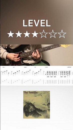The Smiths - This Charming Man (guitar cover with tabs & chords)