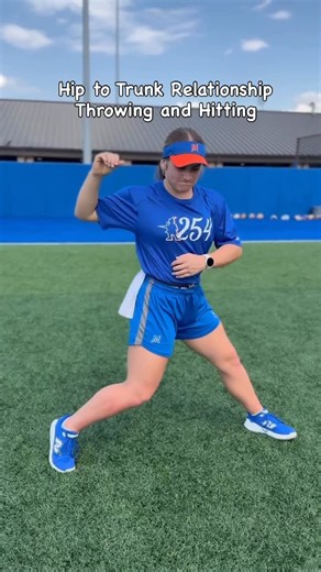 High Level Throwing®️ on Instagram: "As the hip starts to rotate forward, the arm loads back through the shoulder blade, creating resistance, separation, or tension between these structures. You can see the stretch being created by the wrinkles/lines on her jersey! This movement is needed for efficient power and proper rotational development through the throwing or hitting zone. Nice demo by @mclennan_softball @wassermanstrength @obie1 #highlevelthrowing #throwing #velocity #armcare #softball"