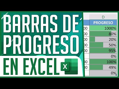 Cómo Crear Barras de Progreso en Excel - 2 Métodos Fáciles y Sencillos