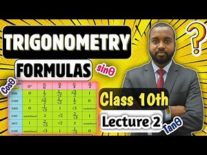 Trigonometric Ratio table || Lecture 2 || Class 10th by deepak sir🔥
