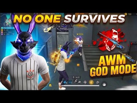 AWM GOD MODE 🤯 NO ONE SURVIVES 😱🔥