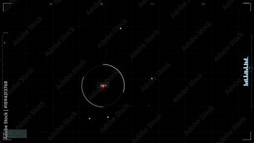 Hud display shows military strategy for sci-fi war video aiming at futuristic combat scenarios