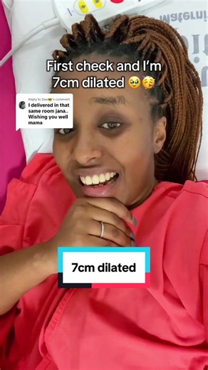 7cm dilated on first cervical check — laboring at home to delivery