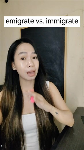 Emigrate vs. Immigrate #englishclass #grammarlesson #learnenglish #grammartips #examreview #englishvocab | Winma Carvajal