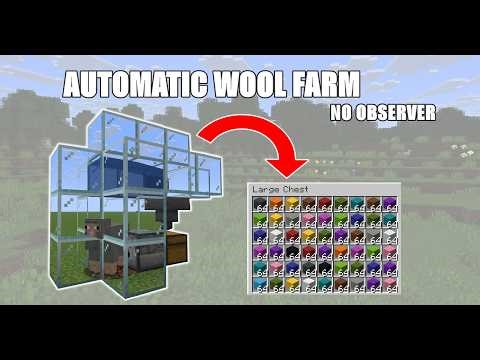 Minecraft easy wool farm