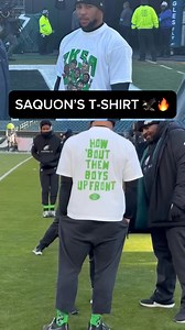 Saquon Barkley’s pregame T-Shirt 🦅🔥#FlyEaglesFly | #Eagles | The Liberty Line